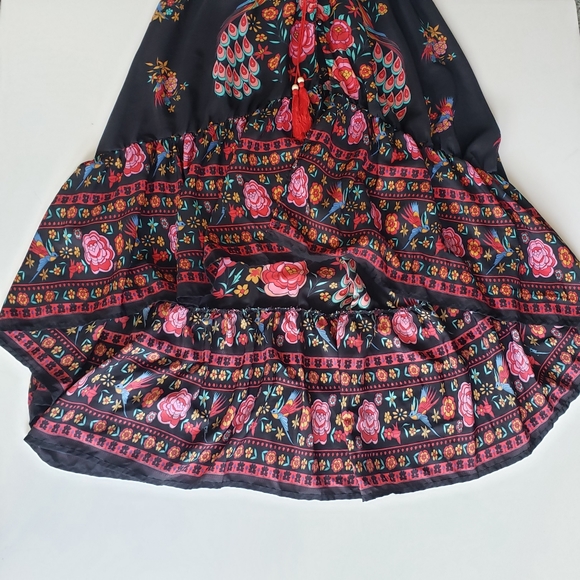 Women's High Low Small Maxi Dress - Picture 6 of 14